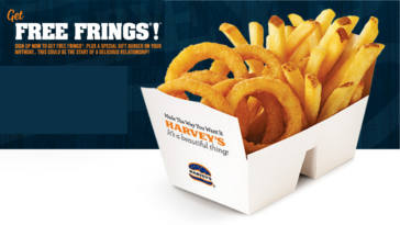 FREE Frings at Harvey's