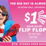 Old Navy Canada $1 Flip Flop Sale